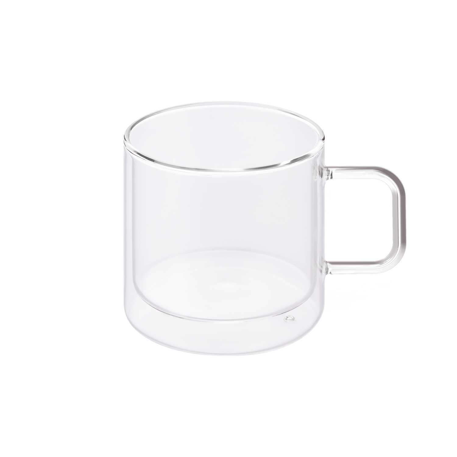 Кружка стеклянная с двойными стенками Луна (Luna) для бизнеса