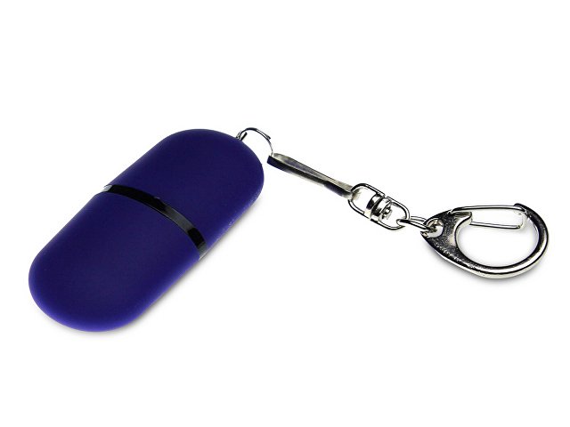 USB 2.0- флешка «Goutte Soft-touch» на 4 Гб каплевидной формы для бизнеса