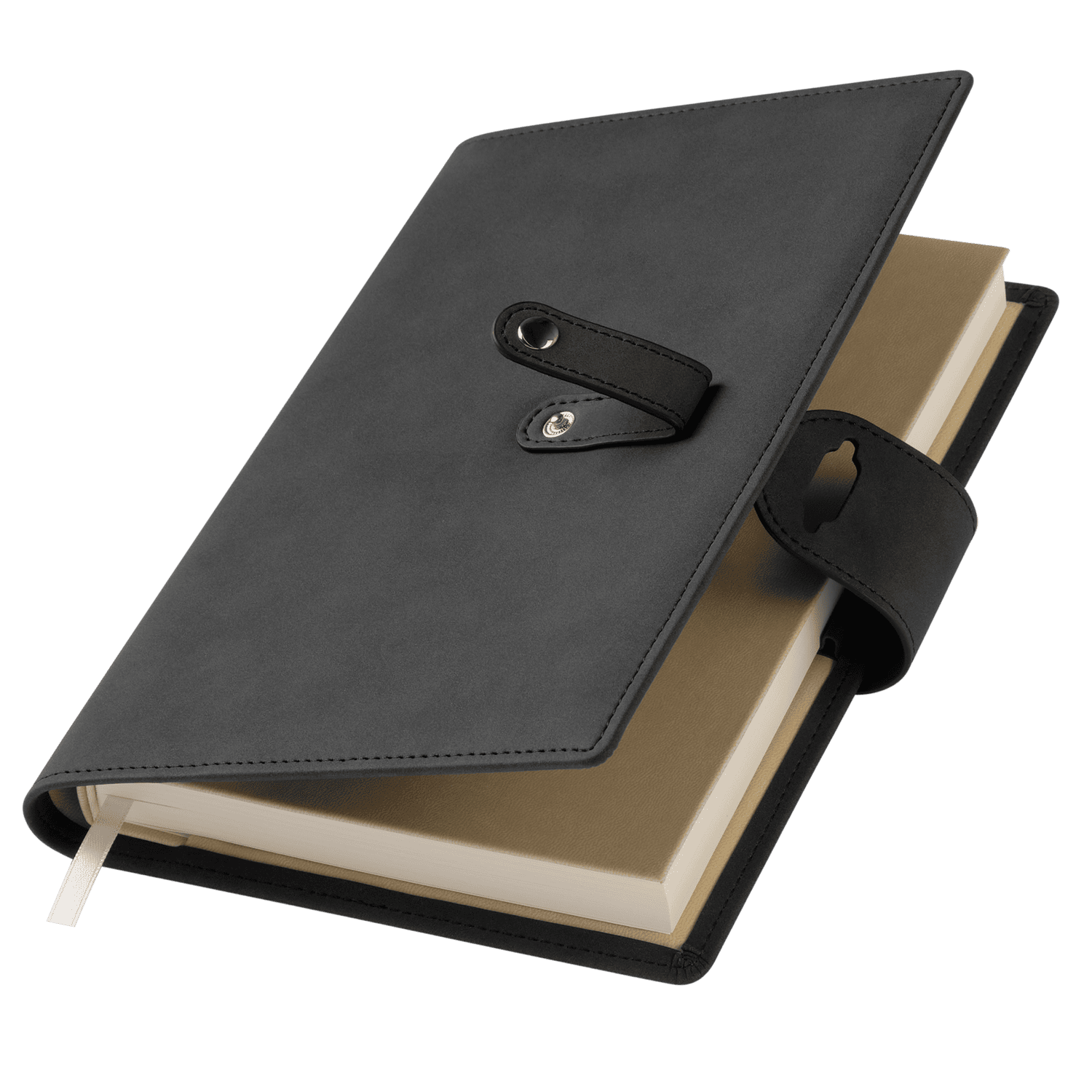 Ежедневник-портфолио Пассаж (Passage NEO) недатированный в подарочной коробке, черный для бизнеса