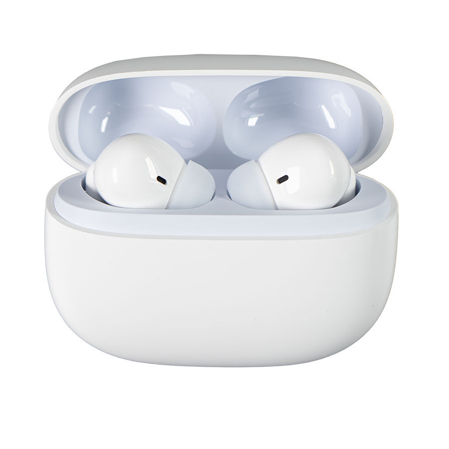 Наушники LAUD беспроводные с амбушюрами, пластиковый корпус, белые для бизнеса