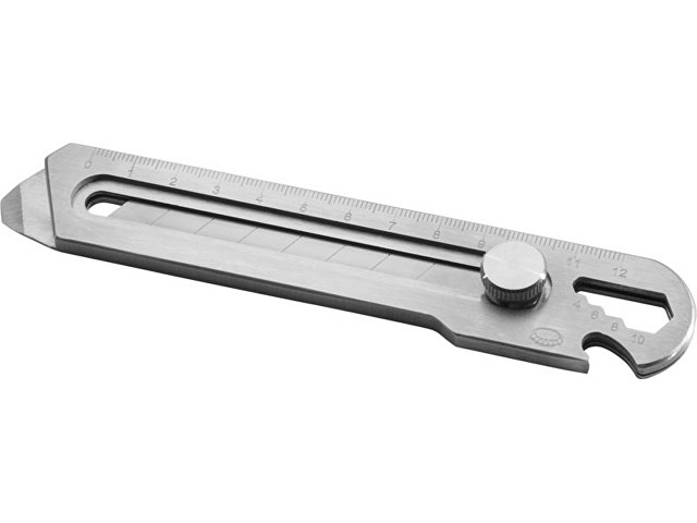 Linear канцелярский нож - Серебряный для бизнеса