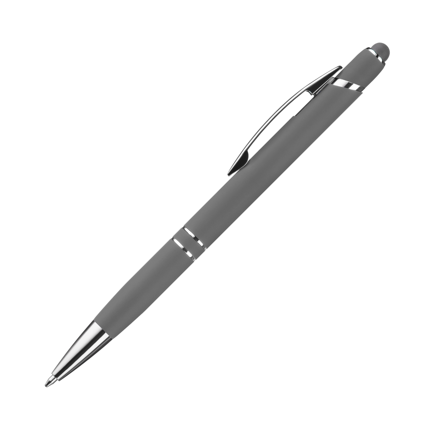 Шариковая ручка Комет Нео (Comet NEO), серая для бизнеса