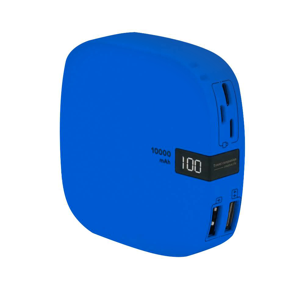 Внешний аккумулятор Revil, 10000 mAh, черный для бизнеса
