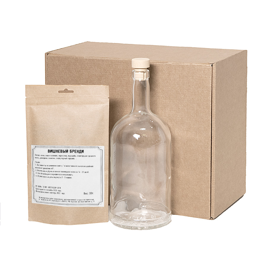 Набор  "Сам себе сомелье" для приготовления авторского напитка Вишневый бренди для бизнеса