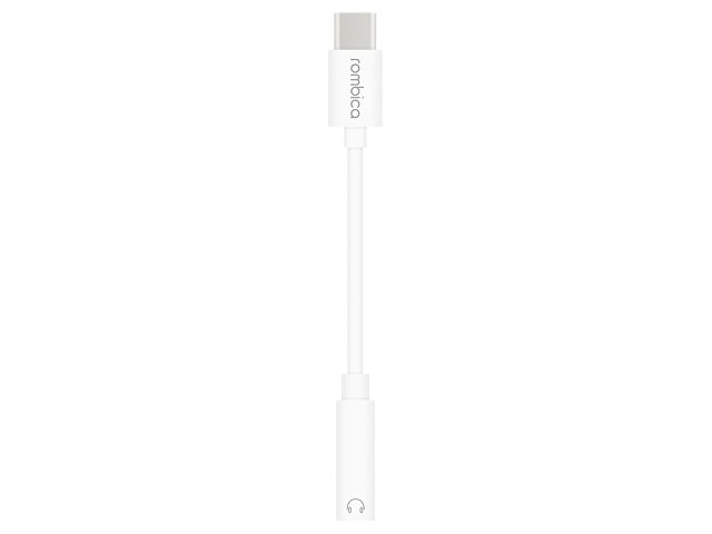Rombica Type-C Adapter 3.5 White, белый для бизнеса