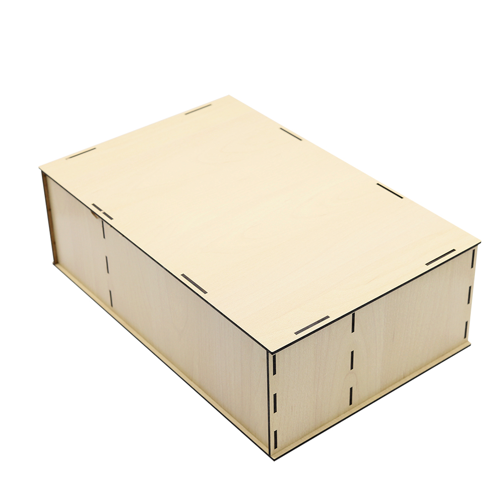 Подарочная коробка ламинированная из HDF 36,3*23,4*12,5 см ( 3 отделения)  для бизнеса
