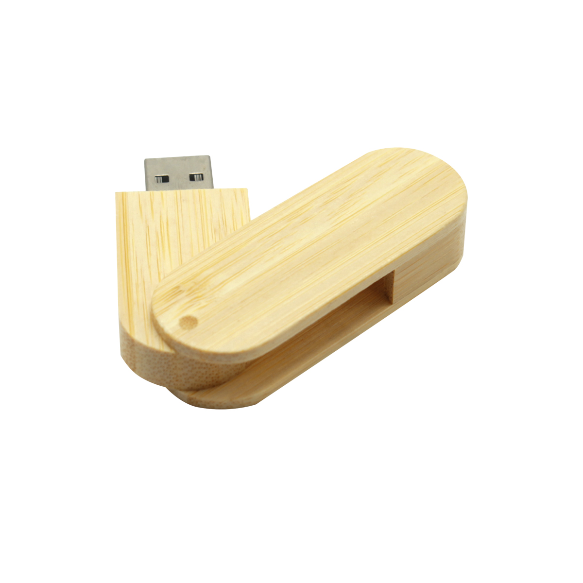 Флешка Green 16 Гб wooden color для бизнеса