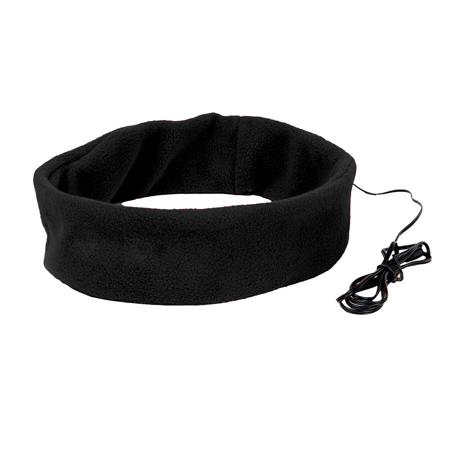 Наушники проводные MARKIZ с повязкой, черный, флис для бизнеса