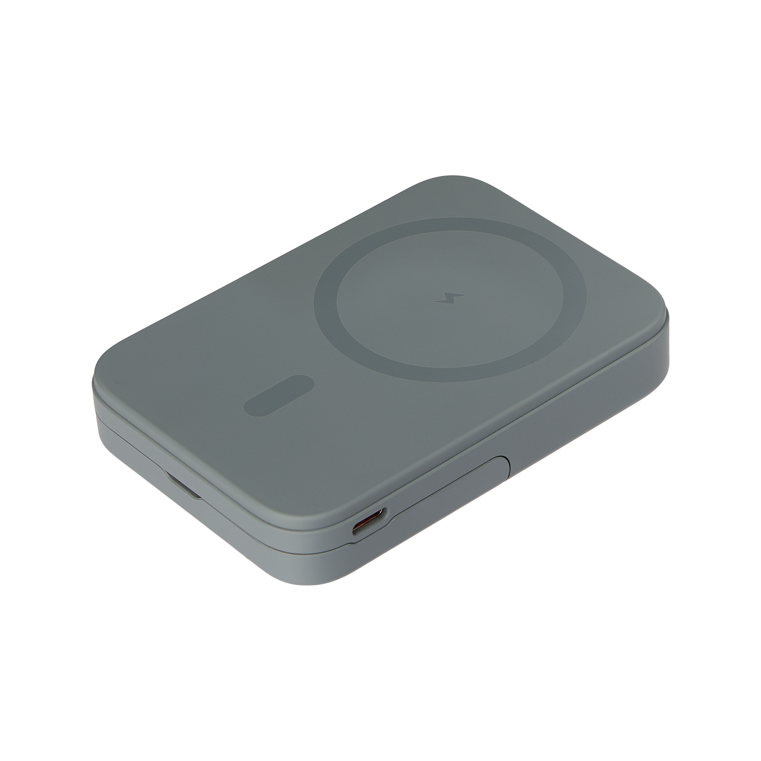 Внешний аккумулятор Юнион PD (Union PD) 10000mAh с функцией беспроводной зарядки 15W, серый для бизнеса