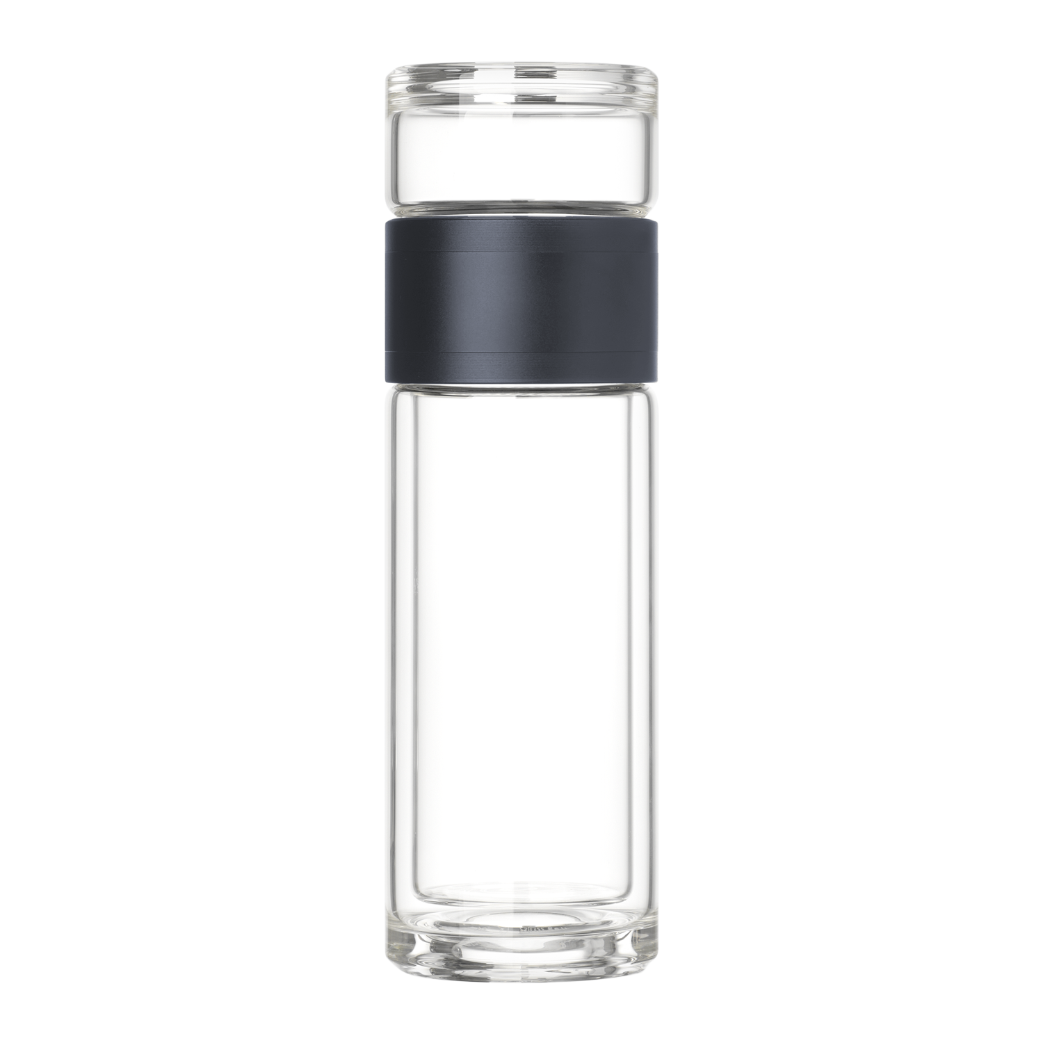 Бутылка стеклянная с двойными стенками Terso, синяя