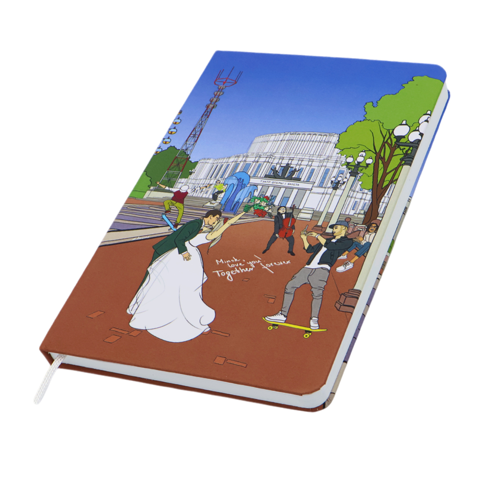 Записная книжка A6 Dziuna Зыбицкая в клетку 10,5 x 16 см для бизнеса