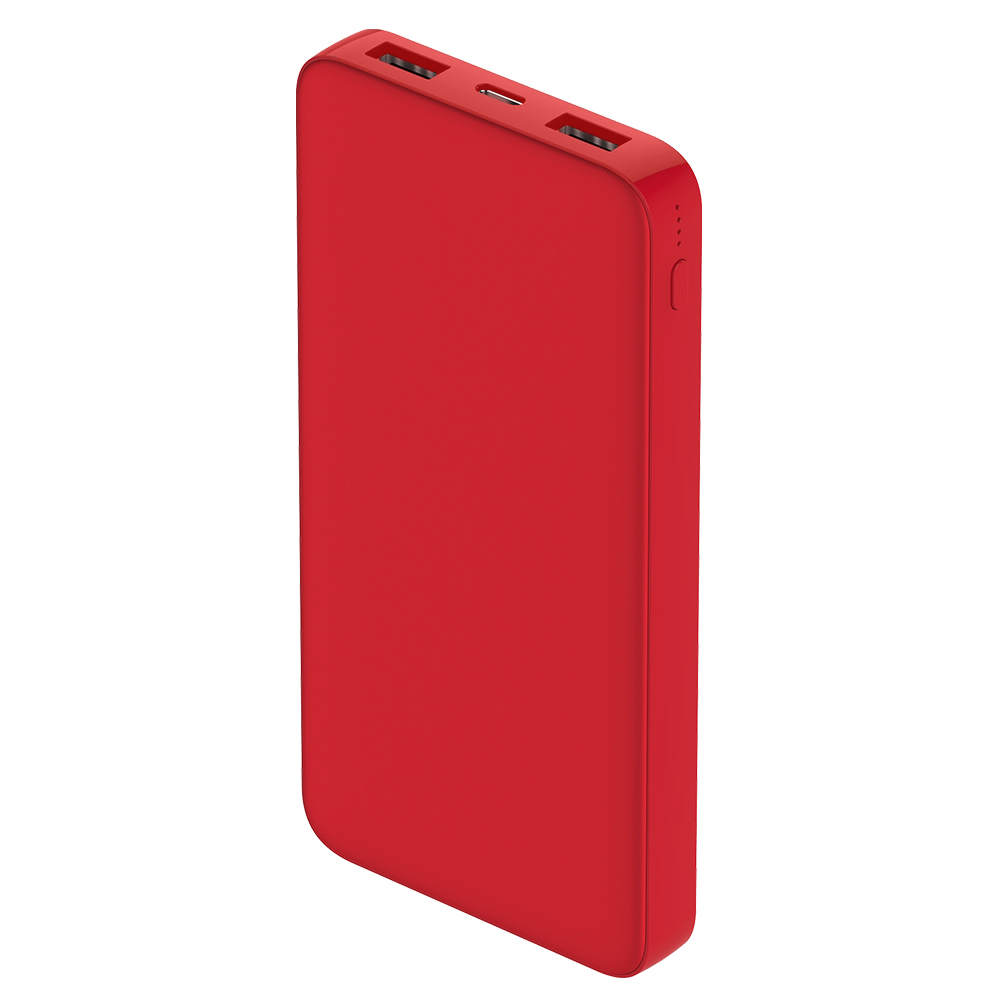 Внешний аккумулятор Polus, 10000 Mah, софт-тач покрытие, черный для бизнеса
