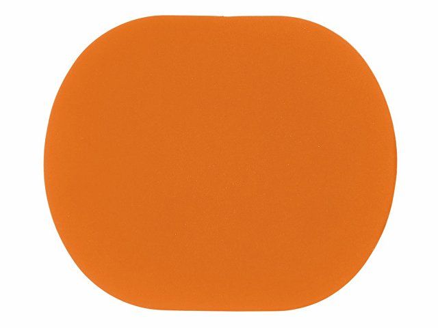 ПАТЧ ОВАЛ soft-touch (оранжевый ) 6,0 х 5,0 см