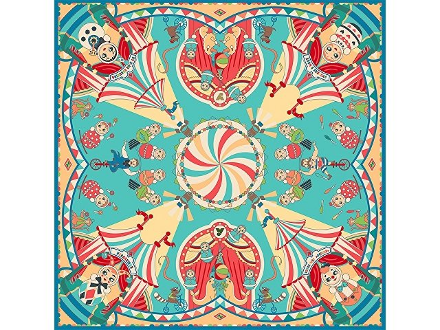 Платок «Русская неваляшка. Праздник» для бизнеса