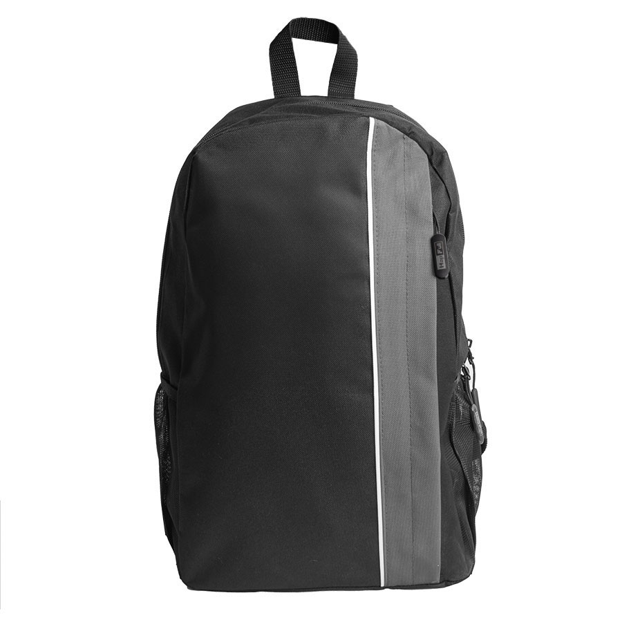 Рюкзак PLUS, чёрный/красный, 44 x 26 x 12 см, 100% полиэстер 600D для бизнеса