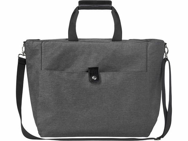 Сумка-холодильник Fabrizio со штопором, серый/черный