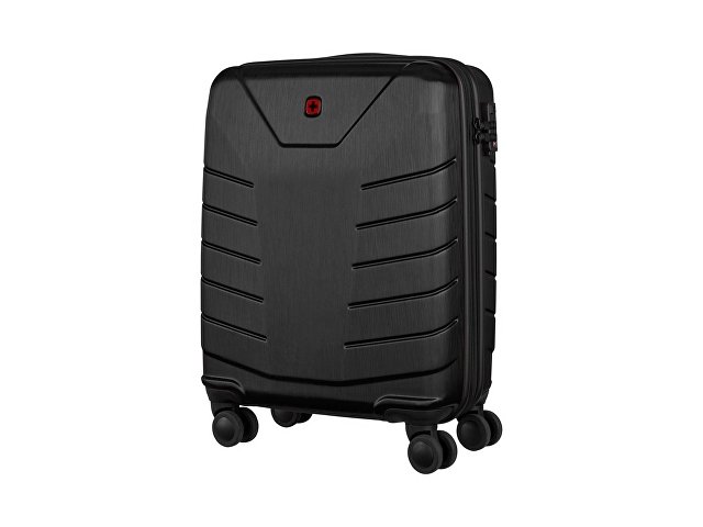 Чемодан WENGER Pegasus, черный, поликарбонат+АБС-пластик, малый, 40х54х20 см, 39 л для бизнеса