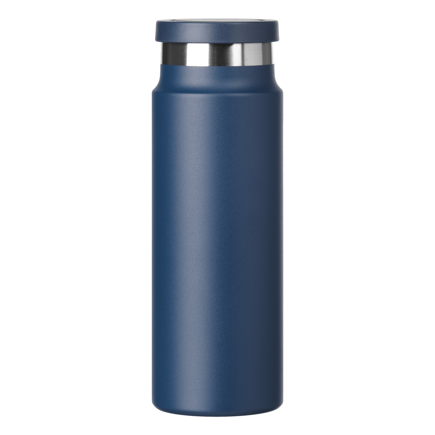 Термобутылка вакуумная герметичная Аллегра (Allegra), синяя для бизнеса