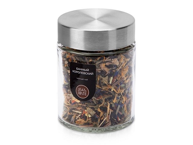 Чай черный, серия "Essence",  банный королевский, стеклянная банка для бизнеса