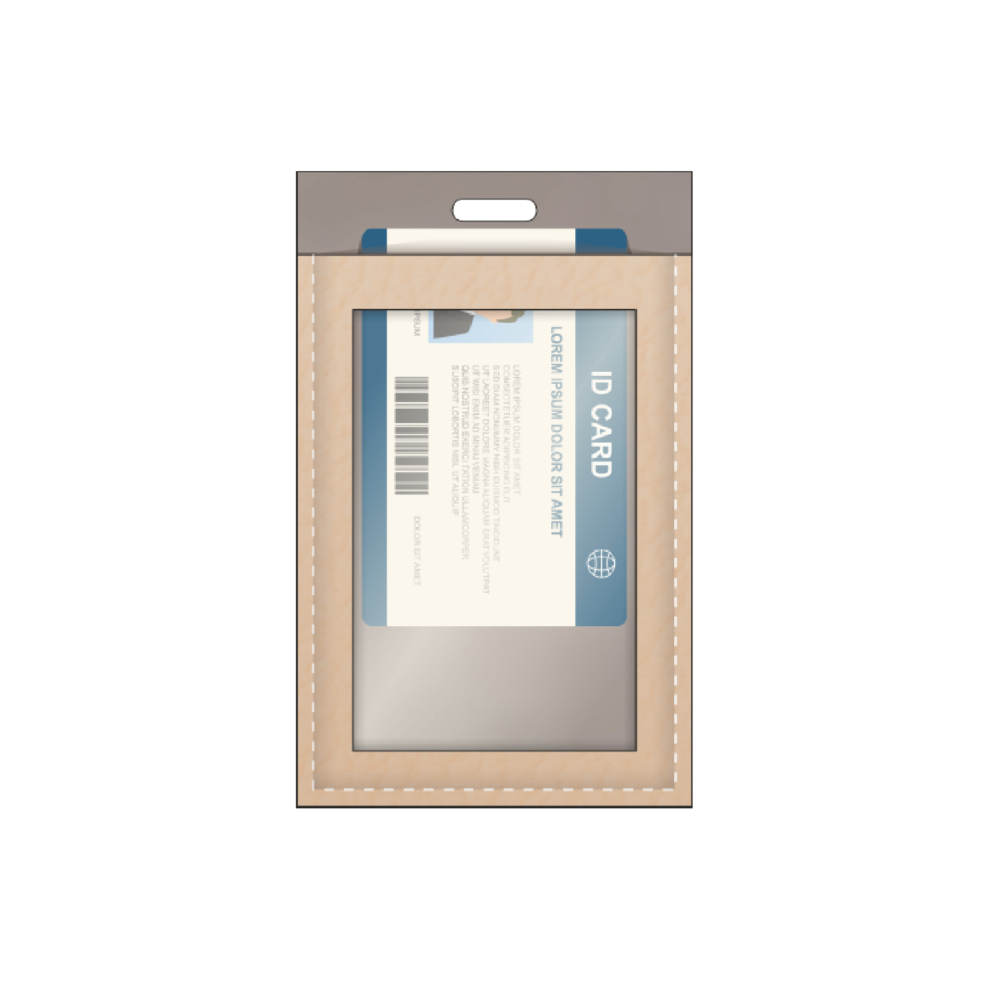 Держатель для пропуска Стандарт (Standart). Под заказ для бизнеса