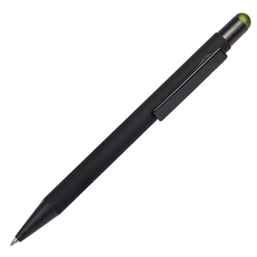 Ручка шариковая FACTOR BLACK со стилусом для бизнеса