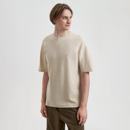 Футболка унисекс премиум AURA, бежевый