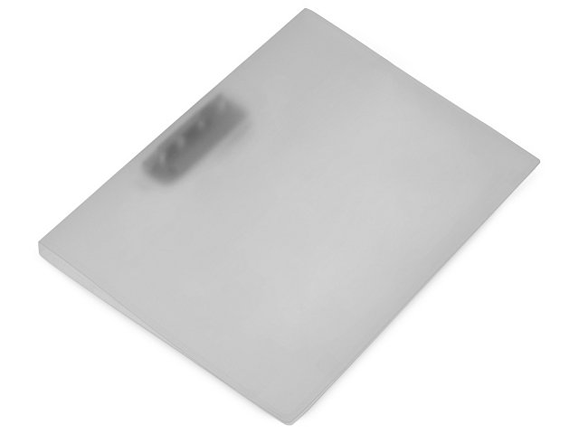 Папка пластиковая с боковым зажимом, прозрачный для бизнеса