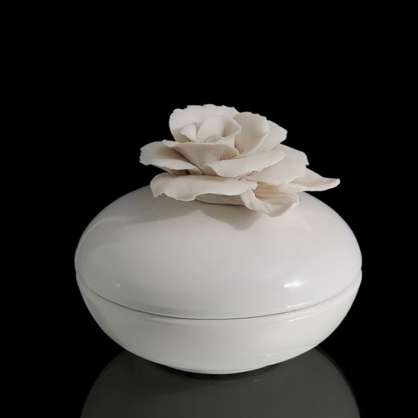 Шкатулка Beige Rose, кремовая для бизнеса