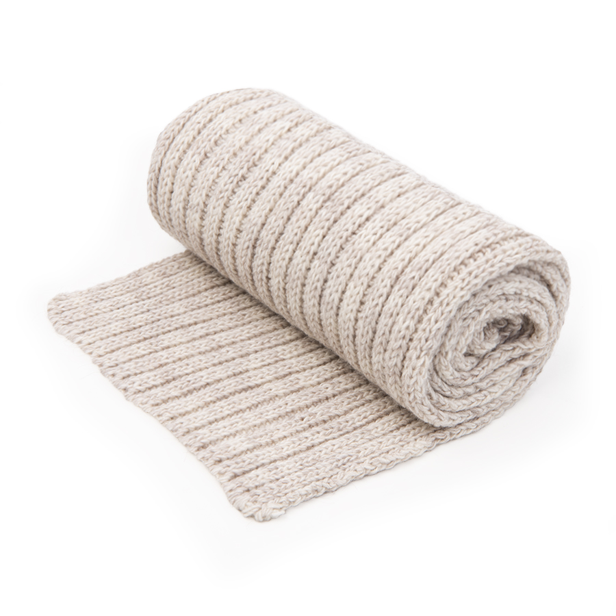 Шарф вязаный НАСВЯЗИ© шерсть/акрил для бизнеса