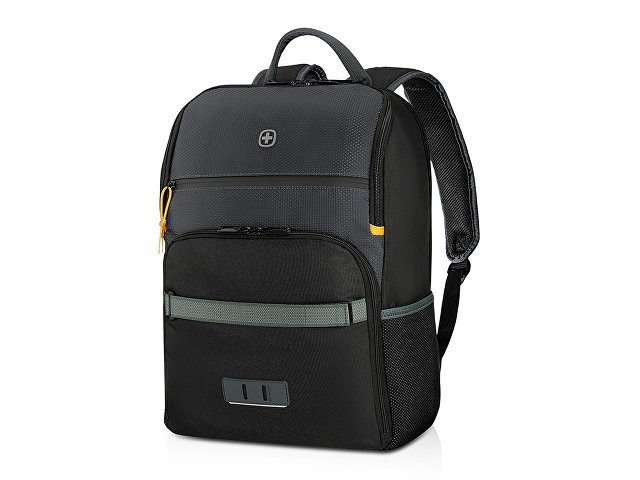 Рюкзак WENGER Move 16", чёрный, переработанный ПЭТ, 33 x 19 x 44 см, 22 л для бизнеса