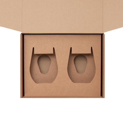 Доп. ложемент под 2 стакана для воды (для рифленого стекла) в малую коробку (арт. 21001.020)