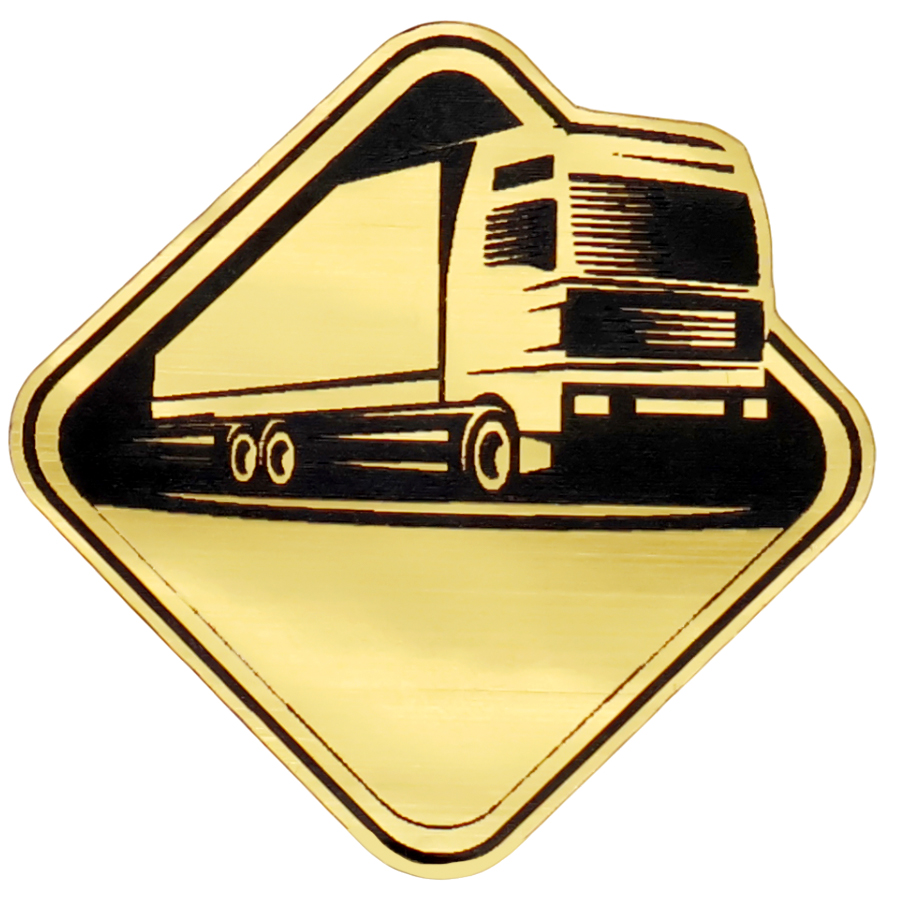 Шильд-наклейка фура, серебро для бизнеса