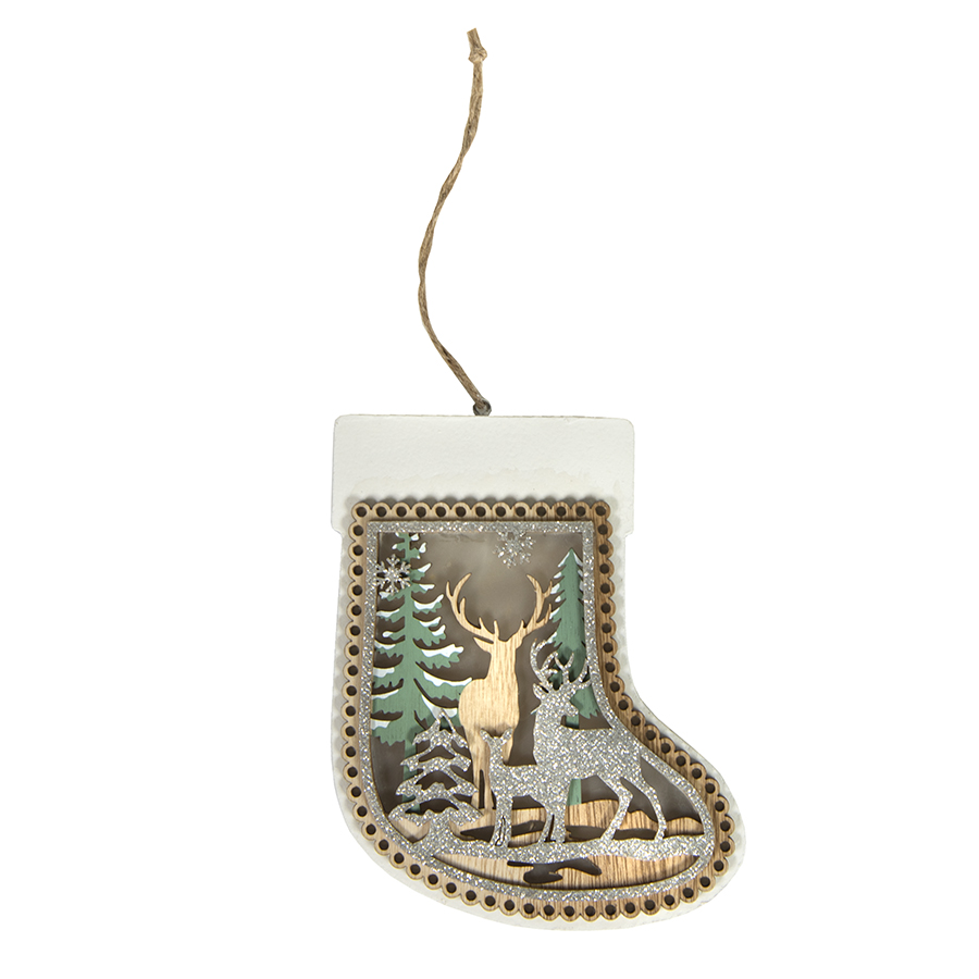 Украшение с подсветкой ВАЛЕНОК для бизнеса