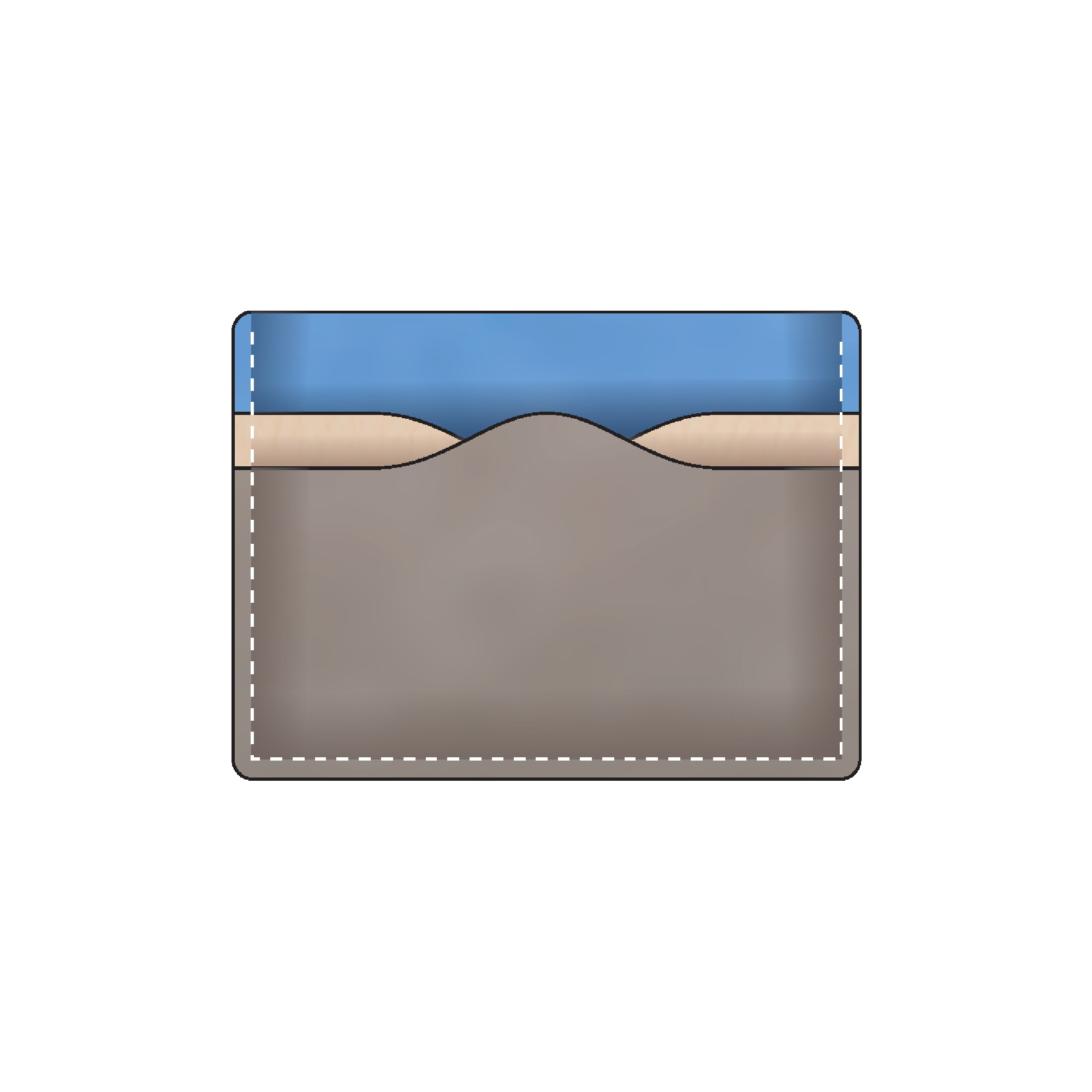 Кардхолдер Бэйс Дюн (Base Dune). Под заказ для бизнеса