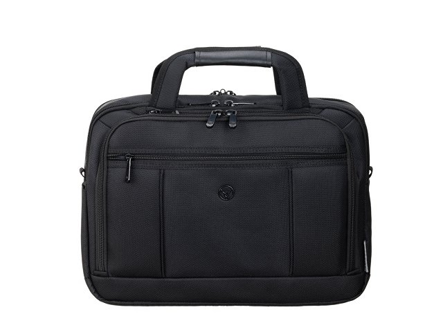 Портфель TORBER ВОЯЖ для ноутбука 14-16'', черный, баллистический нейлон, 41 x 12 x 30 см, 11 л для бизнеса