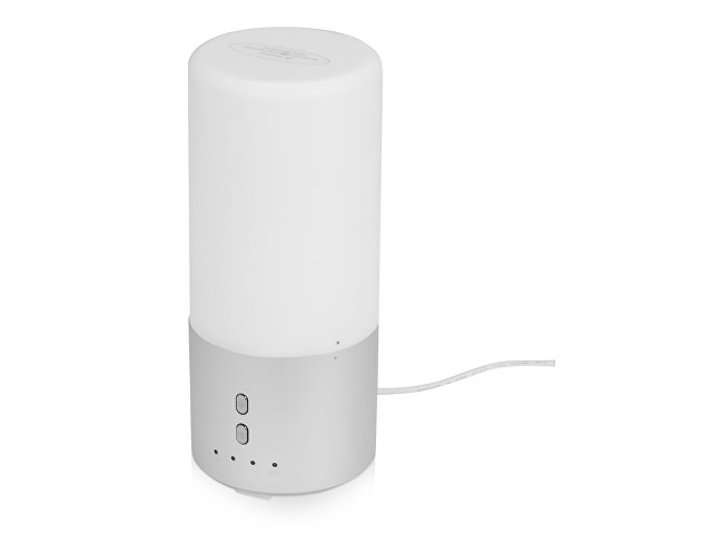 Увлажнитель воздуха с подсветкой "Breathe", белый/серебристый для бизнеса