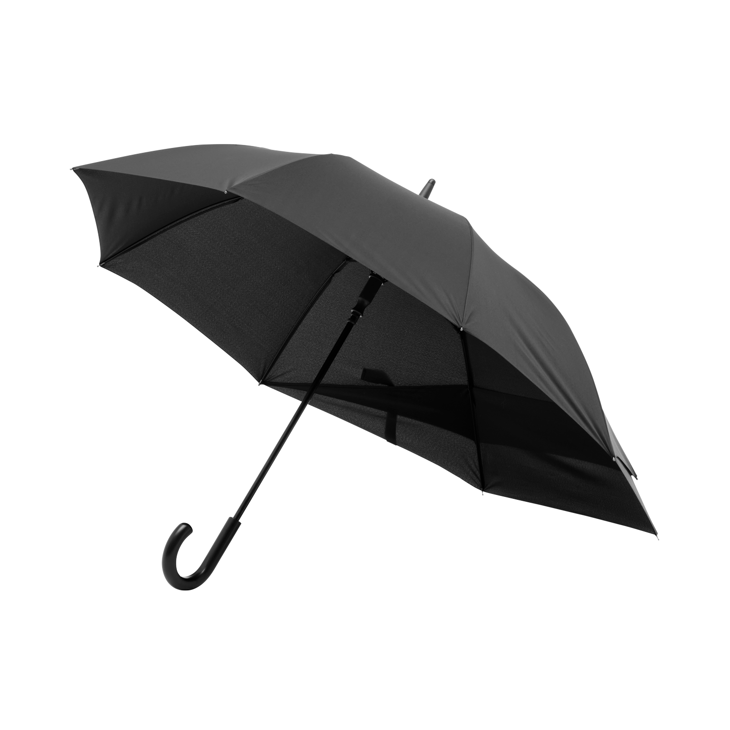 Зонт-трость Дюна (Dune), черный для бизнеса