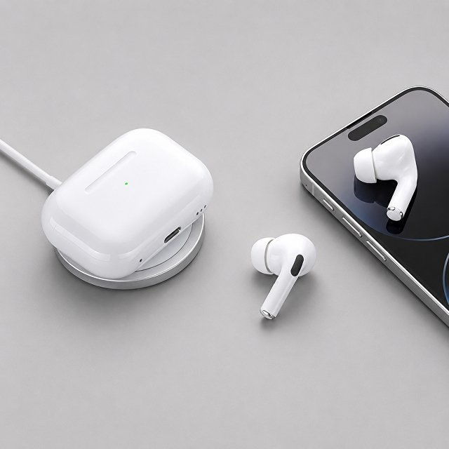Беспроводные наушники с микрофоном Air Pro 2, TWS, BT 5.3, 300 мАч, QI, белый, Deppa для бизнеса