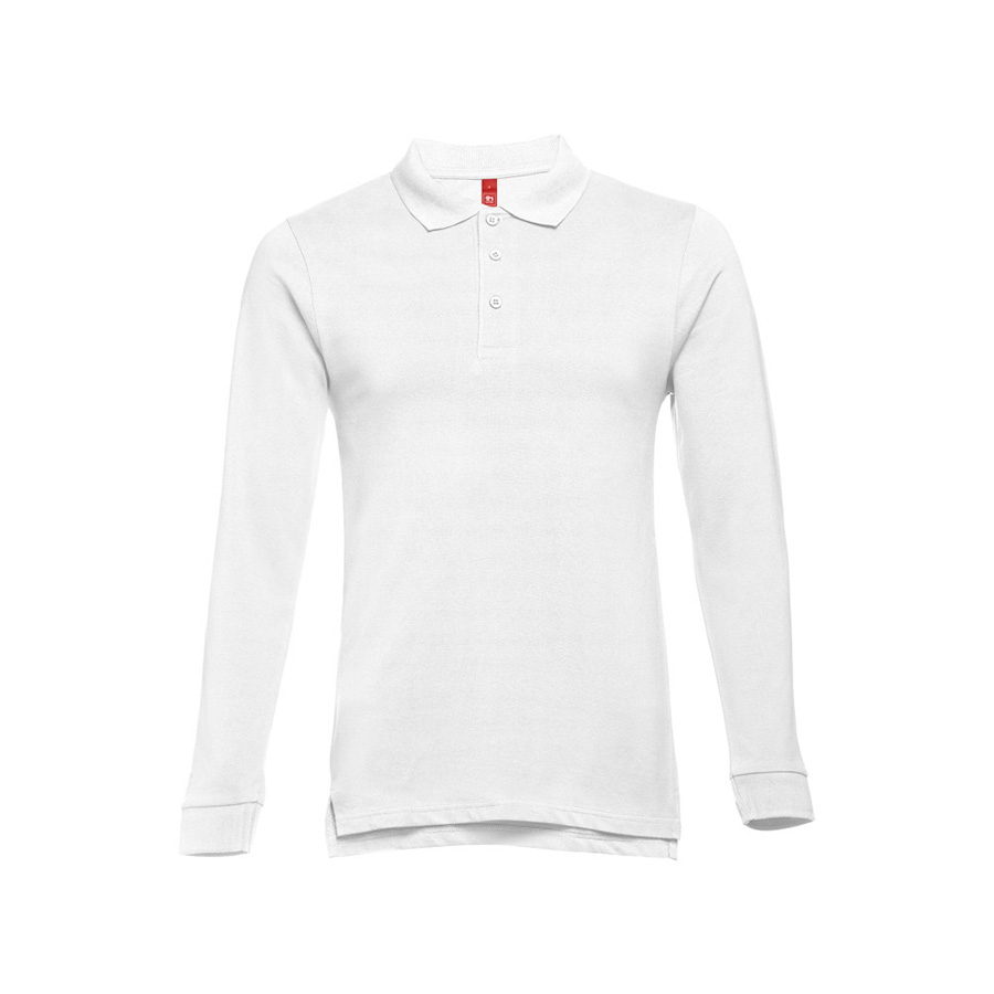 Рубашка-поло мужская BERN 210 с длинным рукавом для бизнеса
