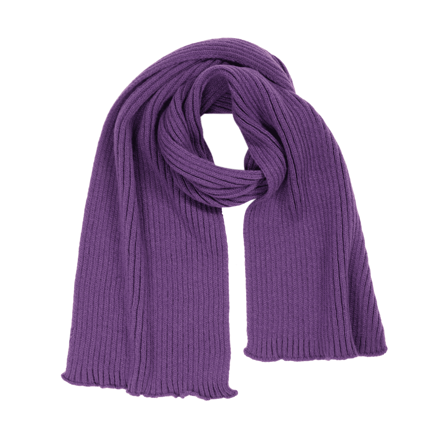 Шарф Форгес (Forges) вязаный, фиолетовый для бизнеса