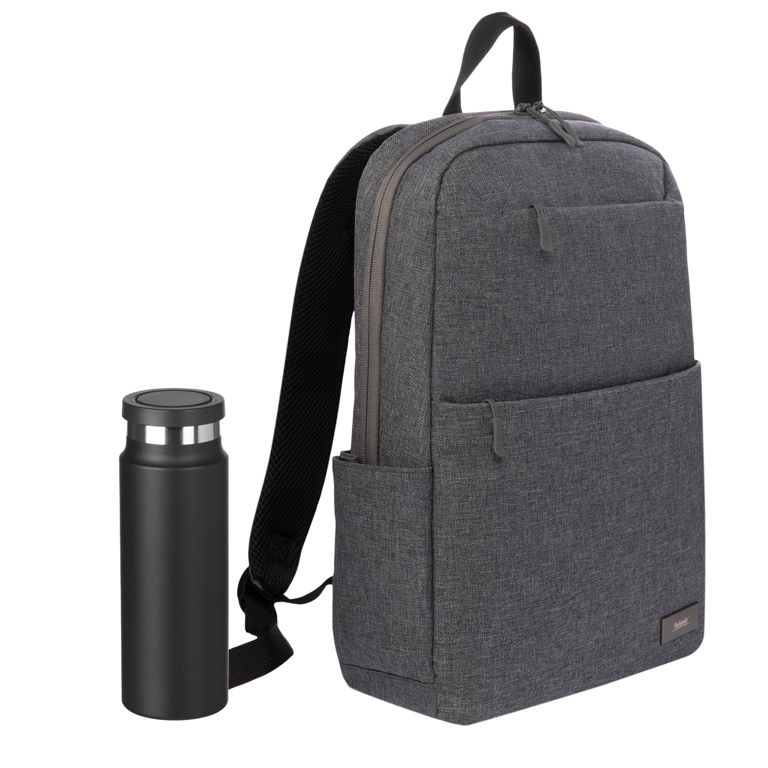 Подарочный набор Форст (Forst), Аллегра (Allegra), черный (рюкзак, термобутылка) для бизнеса