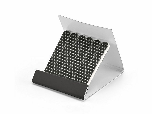 ANISTON. Набор из 6-ти пилочек для ногтей, Черный для бизнеса