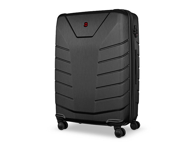Чемодан WENGER Pegasus, черный, поликарбонат+АБС-пластик, большой, 52х76х30 см, 99 л. для бизнеса