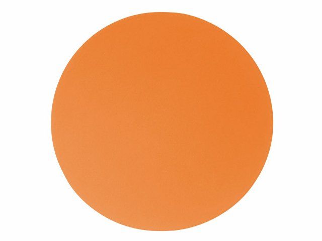 ПАТЧ КРУГ soft-touch (оранжевый ) 6,0 х 6,0 см