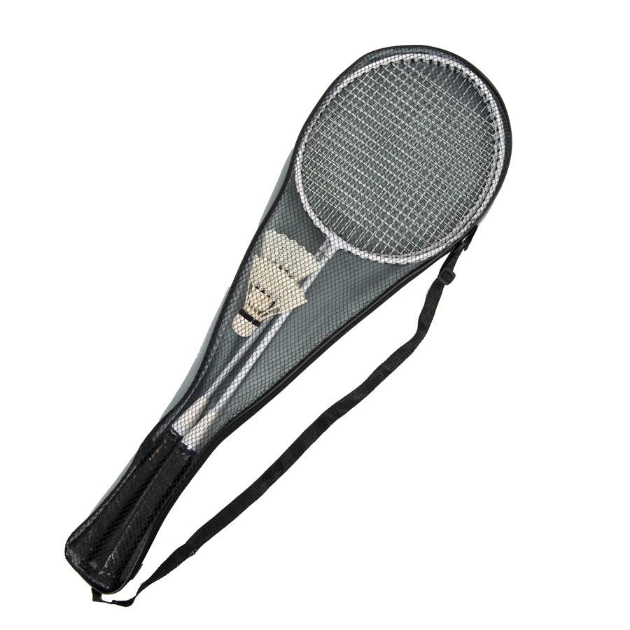 Набор для бадминтона в чехле: 2 ракетки, 2 волана, длина 67 см, нетканый материал, металл, пластик для бизнеса