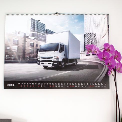 Настенный календарь для FUSO