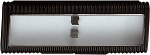 ET132 футляр, черн. рифленый, на 2 предмета (Senator) для бизнеса