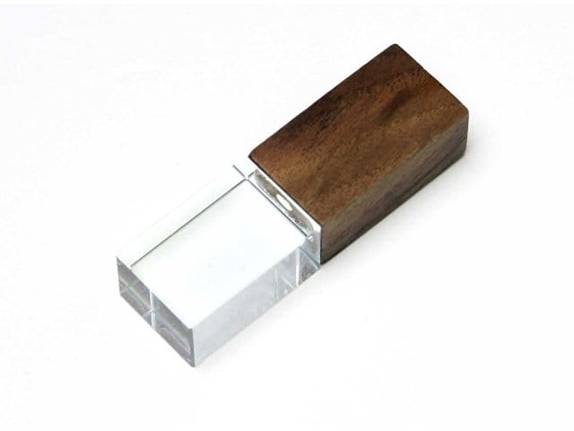 USB 2.0- флешка на 64 Гб прямоугольной формы для бизнеса
