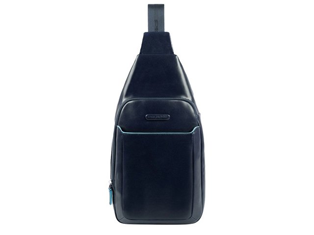 Сумка-слинг, Piquadro Blue Square, темно-синий для бизнеса