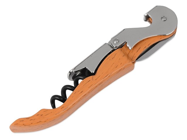 Нож сомелье Pulltap's Wood, коричневый для бизнеса